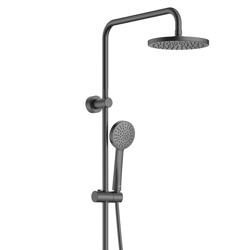 Roca - Columna de ducha Victoria termostática basic negro mate A5A9F18NB0 - BricoandPool