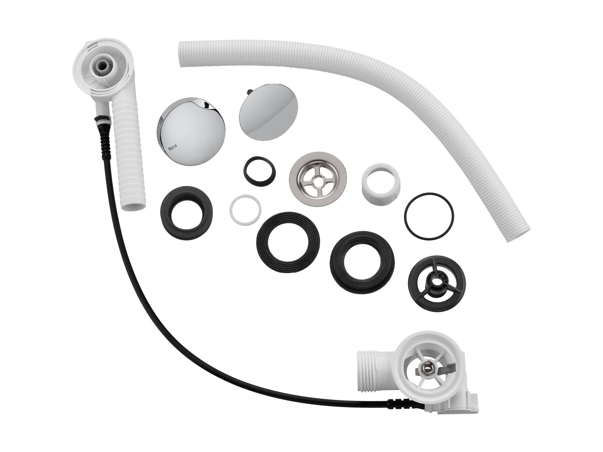 Roca - Conjunto desagüe automático Ø 52 mm para bañeras sin sifón - BricoandPool