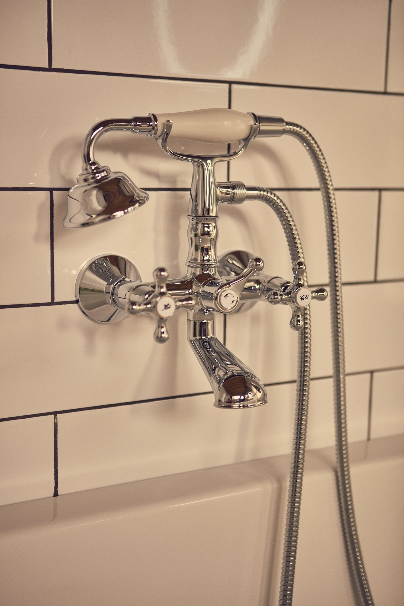 Roca - Conjunto grifo para bañera y ducha bimando Carmen A5A014BC00 - BricoandPool