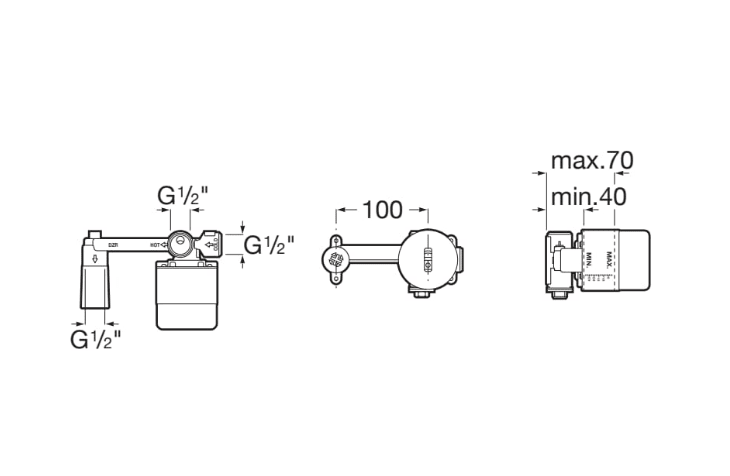 Roca - Cuerpo Empotrable de lavabo A525220603 - BricoandPool