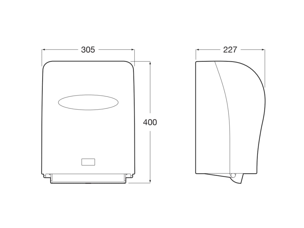 Roca - Dispensador de toallas automático con sensor Public A818018009 - BricoandPool