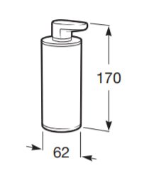 Roca - Dosificador de encimera cromado Hotels - BricoandPool