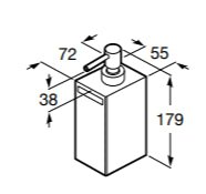 Roca - Dosificador de encimera Rubik A816841001 - BricoandPool