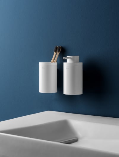 Roca - Dosificador de pared Hotels Round Blanco Mate A817596B00 - BricoandPool