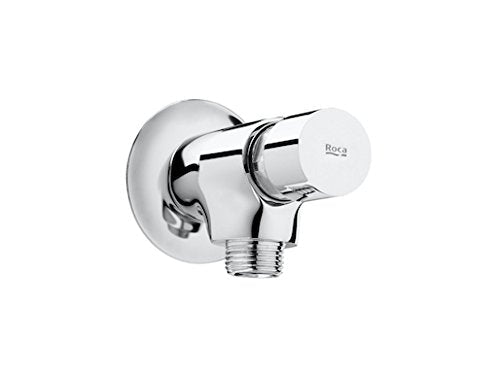 Roca - grifería de paso angular temporizada exterior para urinario, cromado A5A9277C00. - BricoandPool