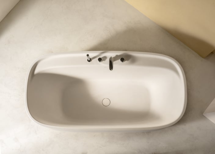 Roca - Griferia de repisa para baño - ducha con caño central de 197mm ducha de mano y flexible de 1,70m Insignia A5A093AC00 - BricoandPool