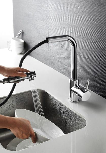 Roca - Grifo cocina Targa extraíble - BricoandPool