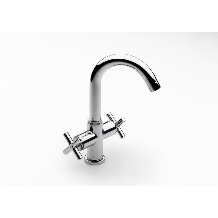 Roca - Grifo de lavabo bimando con desagüe automatico Loft A5A3043C00 - BricoandPool