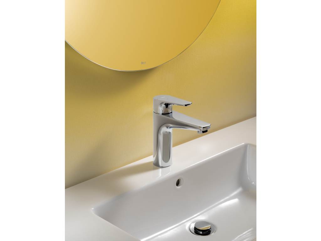 Roca - Grifo de lavabo caño mezzo y cuerpo liso Atlas A5A3990C00 - BricoandPool