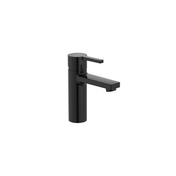 Roca - Grifo de lavabo corto negro titanio con cuerpo liso Naia A5A3A96CN0 - BricoandPool