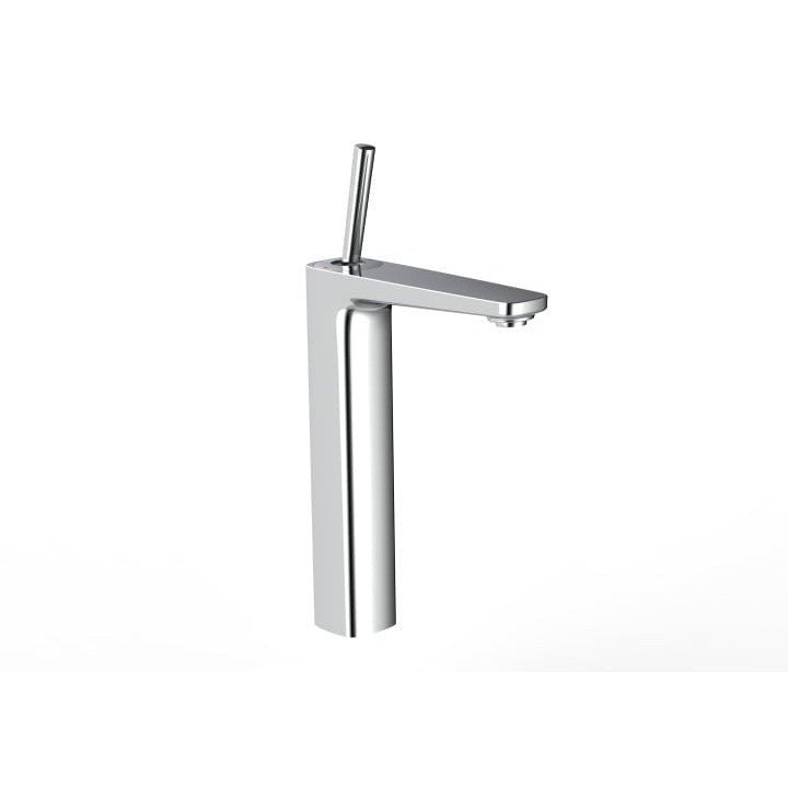Roca - Grifo de lavabo de caño alto, desagüe click - clack y cuerpo liso Pals A5A376DC00 - BricoandPool
