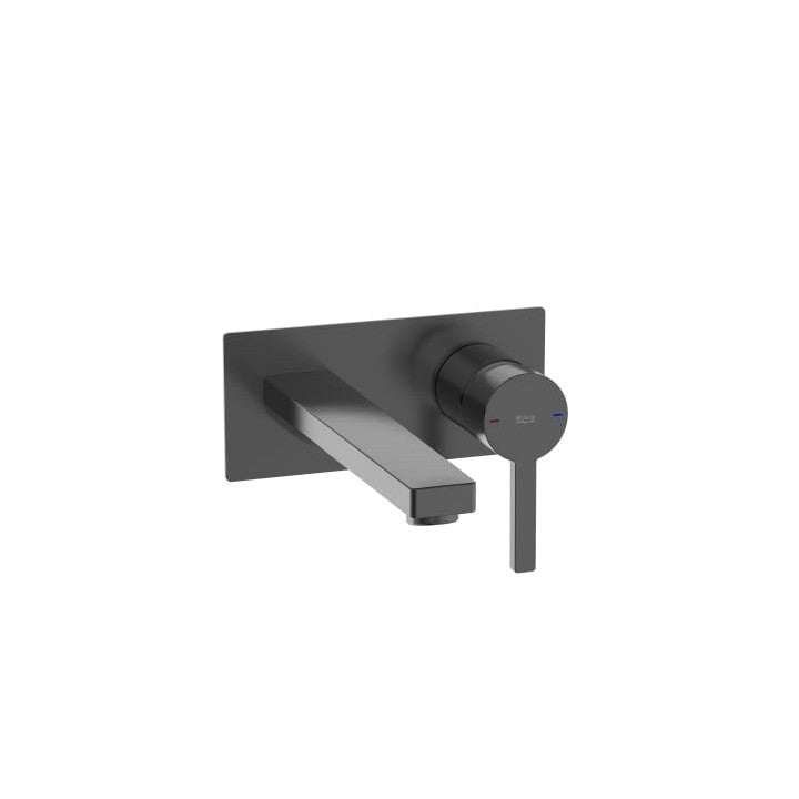 Roca - Grifo de lavabo en negro titanio cepillado Naia A5A3596NM0 - BricoandPool