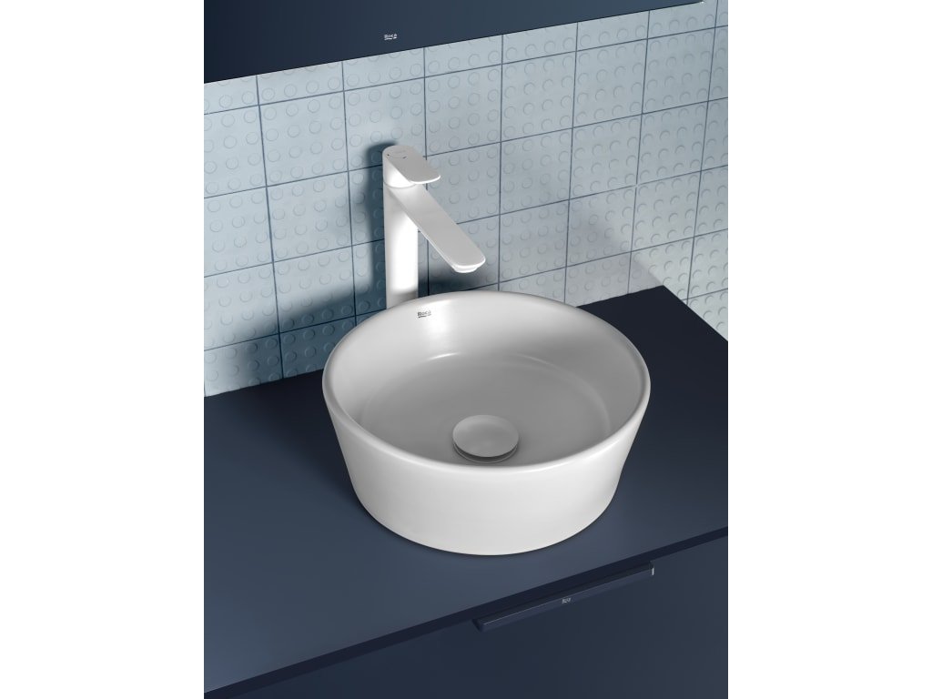 Roca - Grifo de lavabo monocomando Blanco mate con caño alto Cala A5A346EB00 - BricoandPool