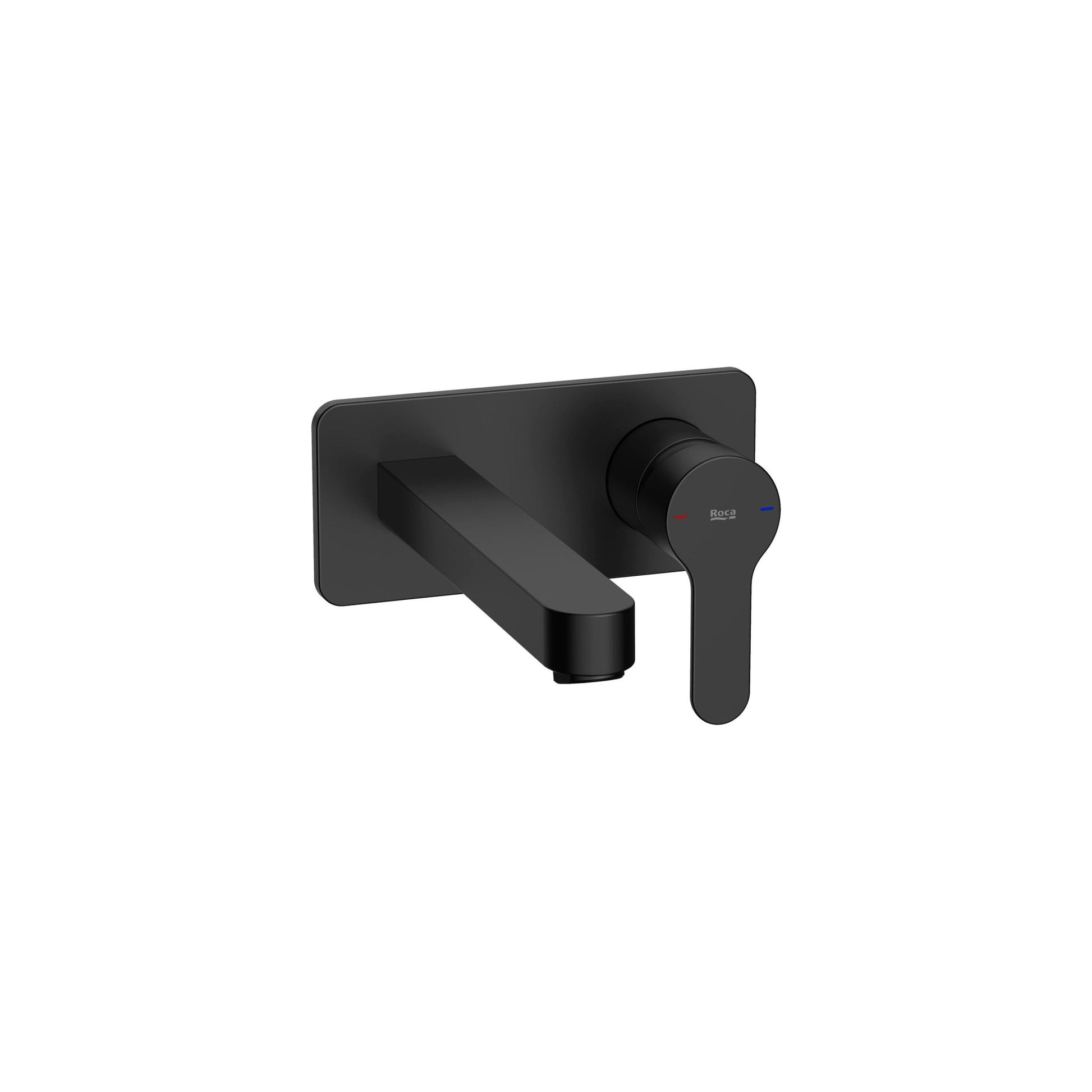 Roca - Grifo monomando empotrable para lavabo L20 Negro Mate, A5A3L09NB0 - BricoandPool