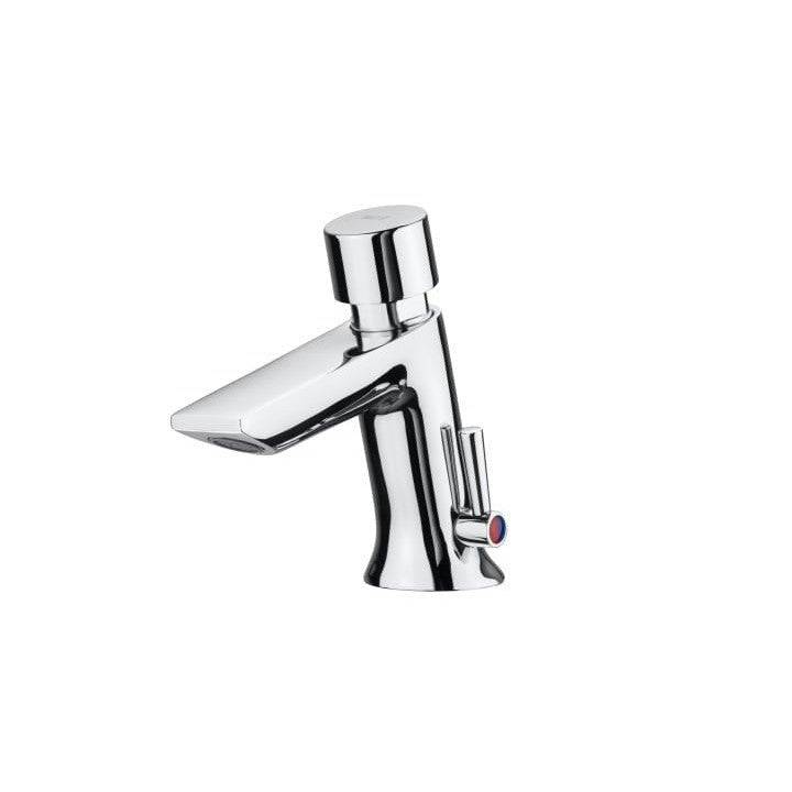 Roca - Grifo monomando lavabo con pulsador y limitador de causal Instant A5A3177C00 - BricoandPool