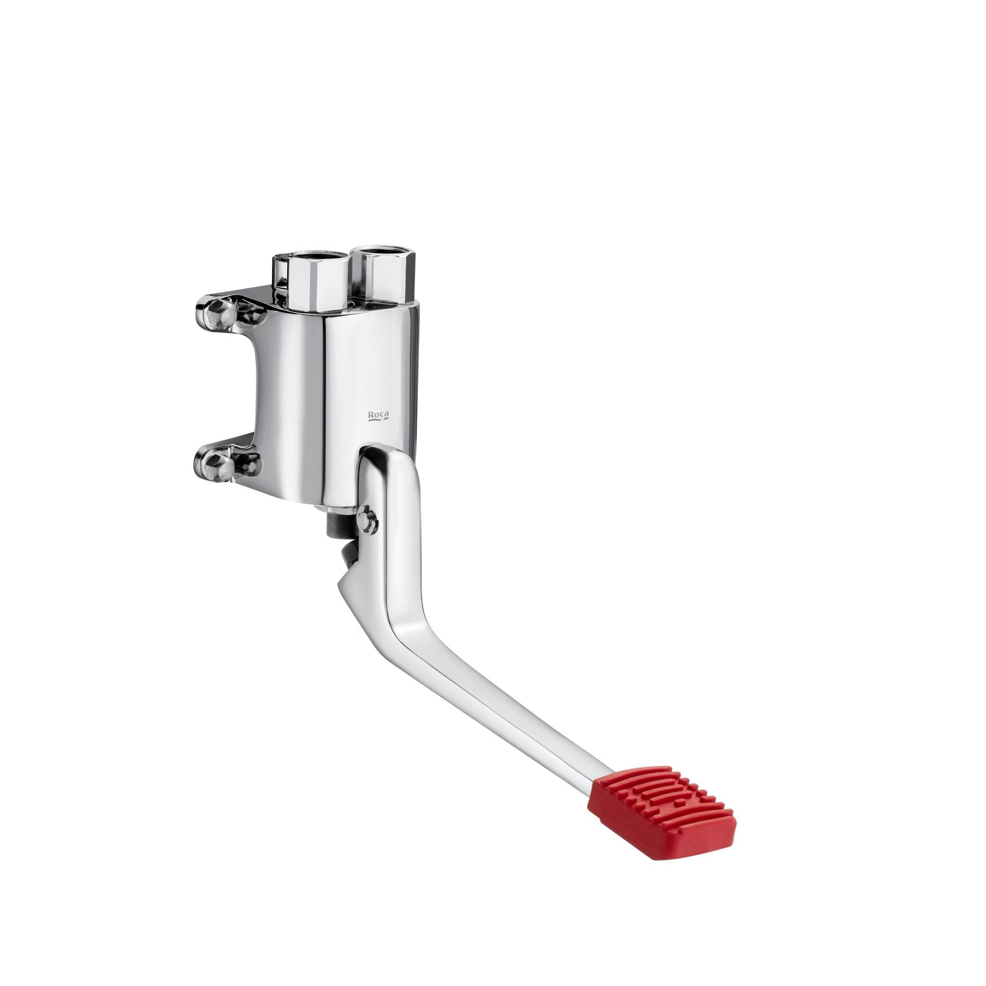 Roca - Grifo temporizado de pedal de un agua. Instalación a pared Instant. Accionamiento con el pie A505128900 - BricoandPool