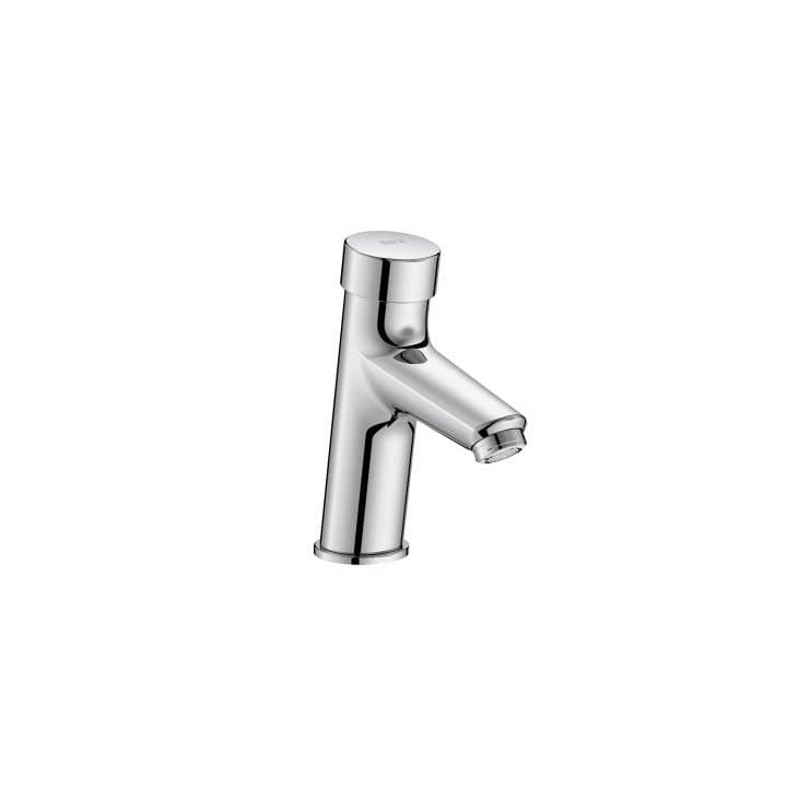 Roca - Grifo temporizado de repisa para lavabo Fluent A5A4A24C00 - BricoandPool