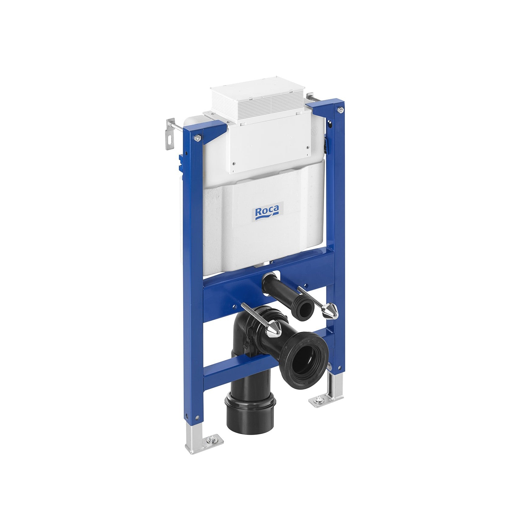 Roca - In Wall Duplo WC Bajo Ventana - Bastidor con cisterna empotrable de doble descarga para inodoro suspendido. Codo de ø90 / ø110 A890121010 - BricoandPool