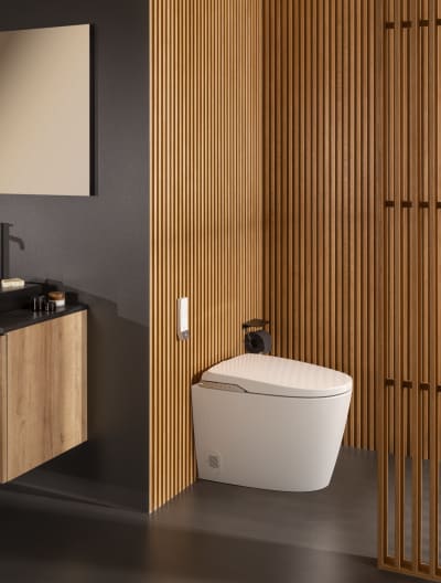 Roca - In - Wash Insignia con In - Tank - Smart toilet adosado a pared Rimless Vortex A803105001 - BricoandPool