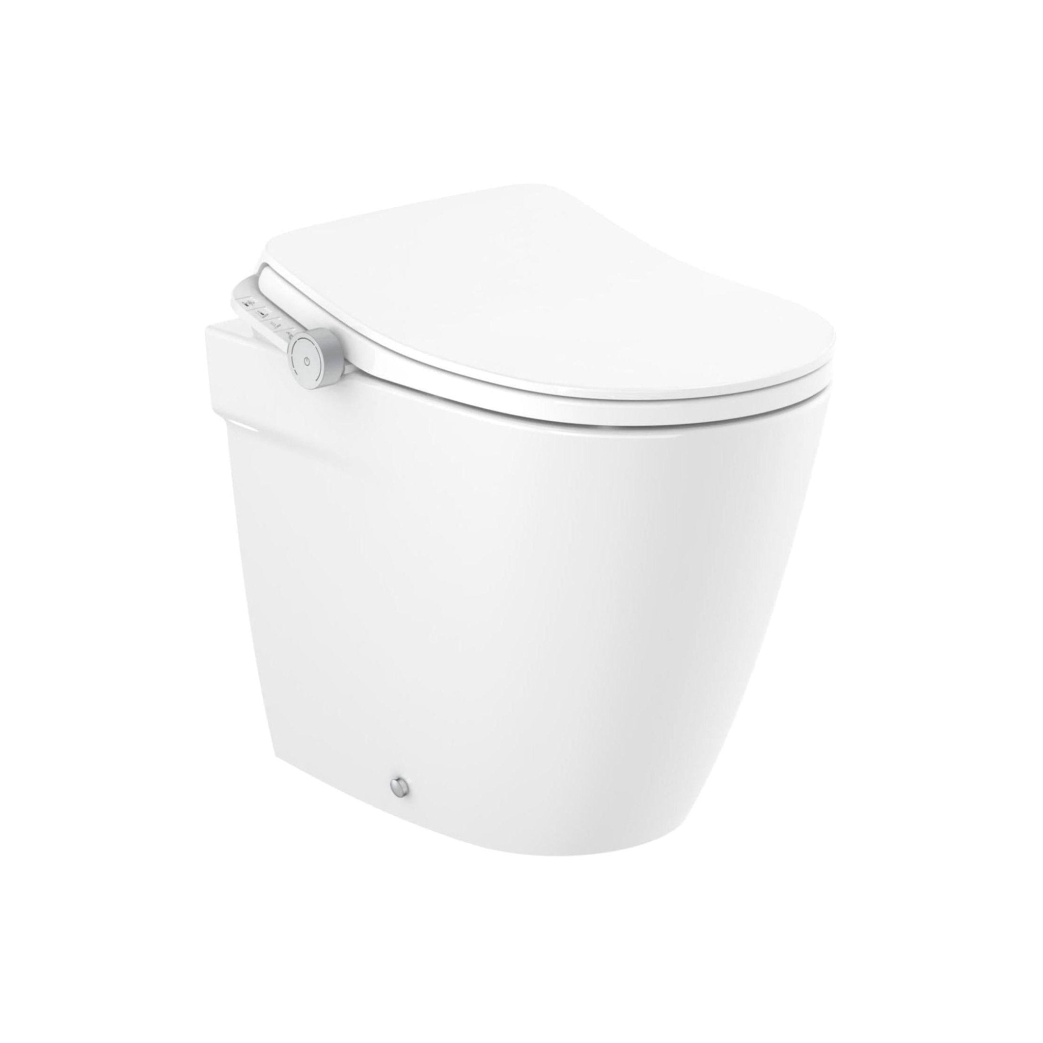 Roca - In - Wash® Ona - Smart toilet adosado a pared Rimless® para tanque empotrable A803153S01 - BricoandPool