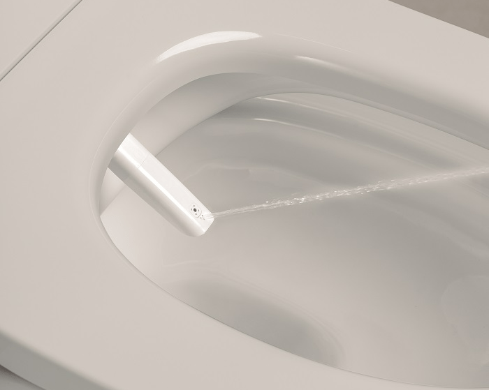 Roca - In - Wash® Ona - Smart toilet compacto adosado a pared Rimless® A803461S01 - BricoandPool