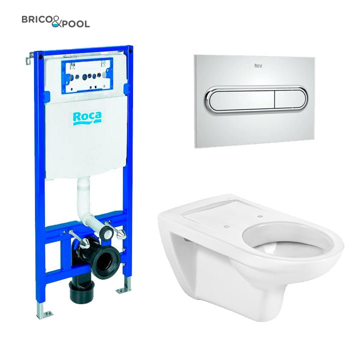 Roca - Inodoro completo Access suspendido - BricoandPool