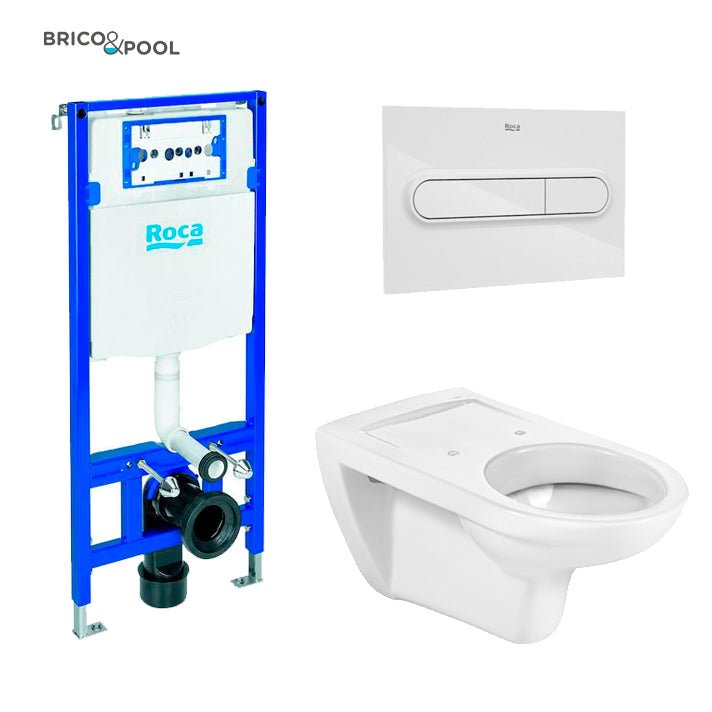 Roca - Inodoro completo Access suspendido - BricoandPool