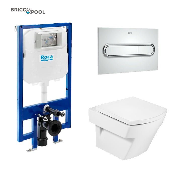 Roca - Inodoro completo Hall compacto suspendido - BricoandPool