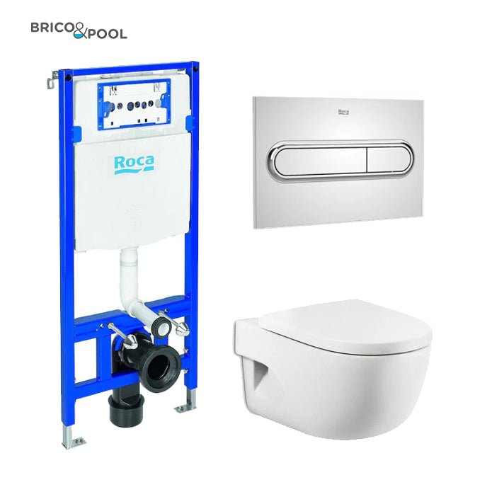 Roca - Inodoro completo Meridian suspendido - BricoandPool