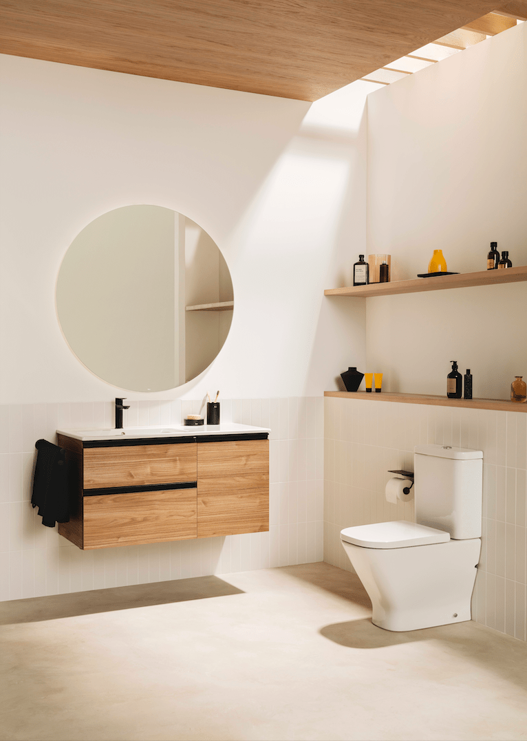 Roca - Inodoro Completo The Gap Round Rimless® - BricoandPool