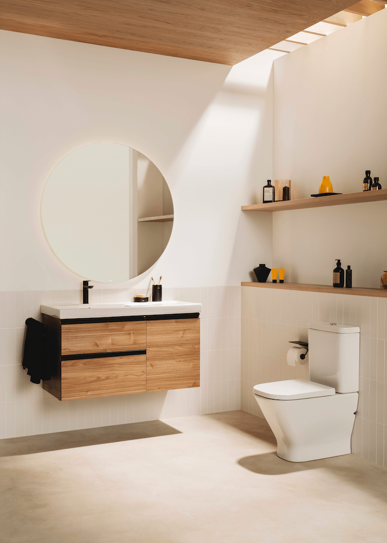 Roca - Inodoro Completo The Gap Round Rimless® - BricoandPool