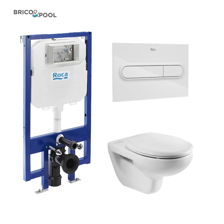 Roca - Inodoro completo Victoria suspendido - BricoandPool