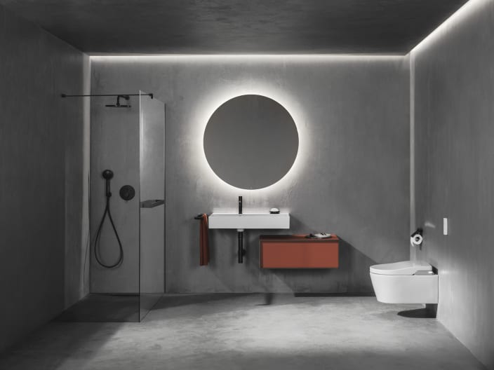 Roca - Inspira mueble auxiliar de un cajón - BricoandPool