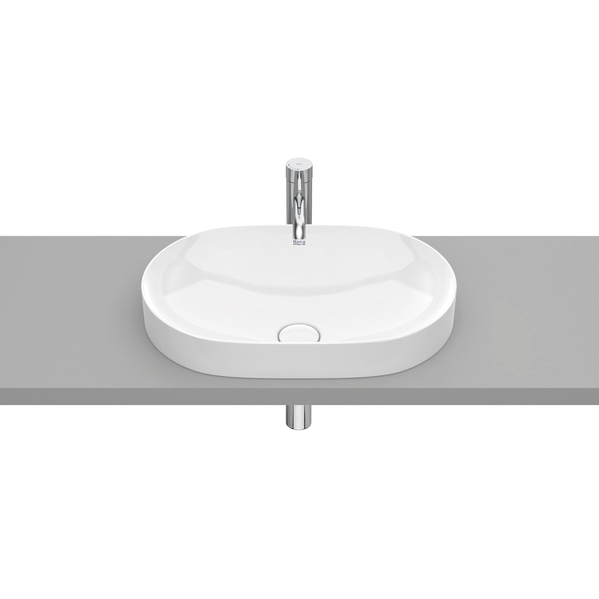 Roca - Inspira Round - Lavabo de Fineceramic® de sobre encimera - BricoandPool