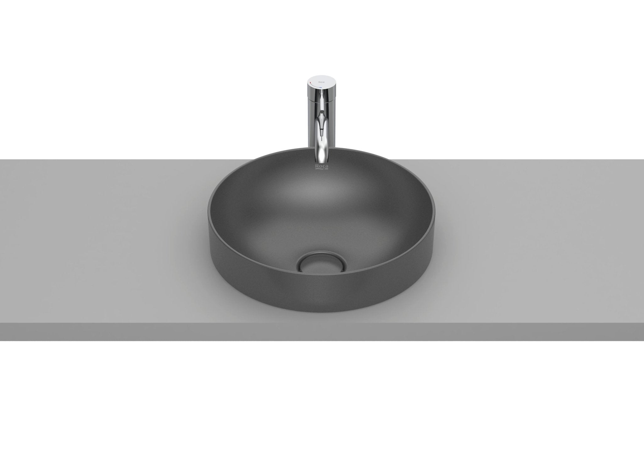 Roca - Inspira Round - Lavabo de Fineceramic® de sobre encimera - BricoandPool