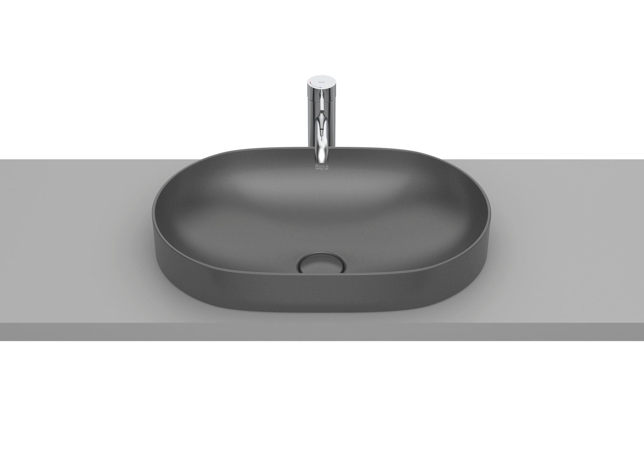 Roca - Inspira Round - Lavabo de Fineceramic® de sobre encimera - BricoandPool