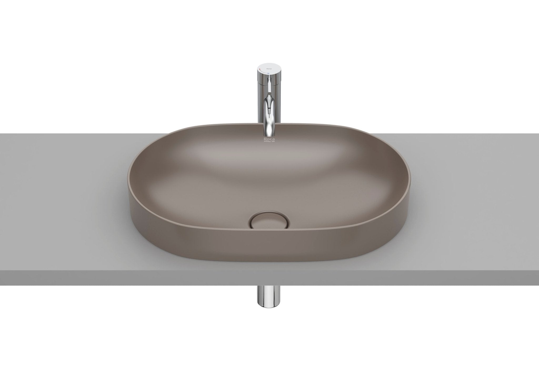 Roca - Inspira Round - Lavabo de Fineceramic® de sobre encimera - BricoandPool