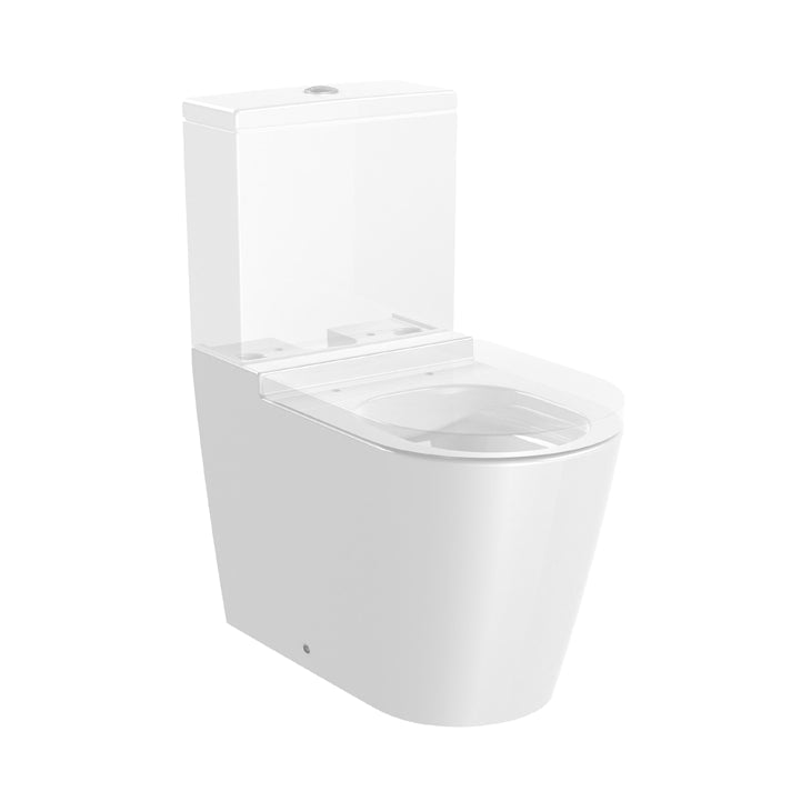 Roca - Inspira Round Rimless adosada a pared - BricoandPool