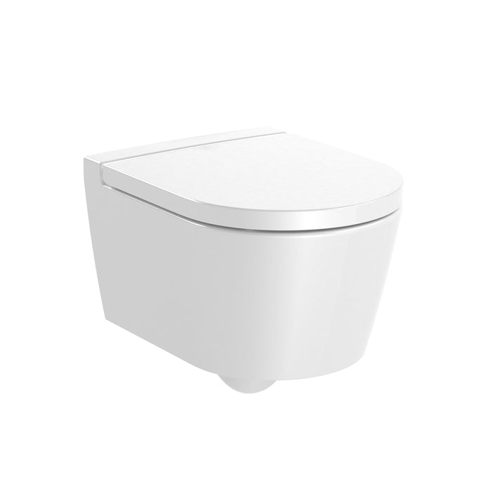 Roca - Inspira Round Rimless compacto taza suspendida - BricoandPool