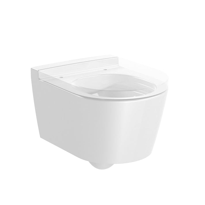 Roca - Inspira Round Rimless compacto taza suspendida - BricoandPool