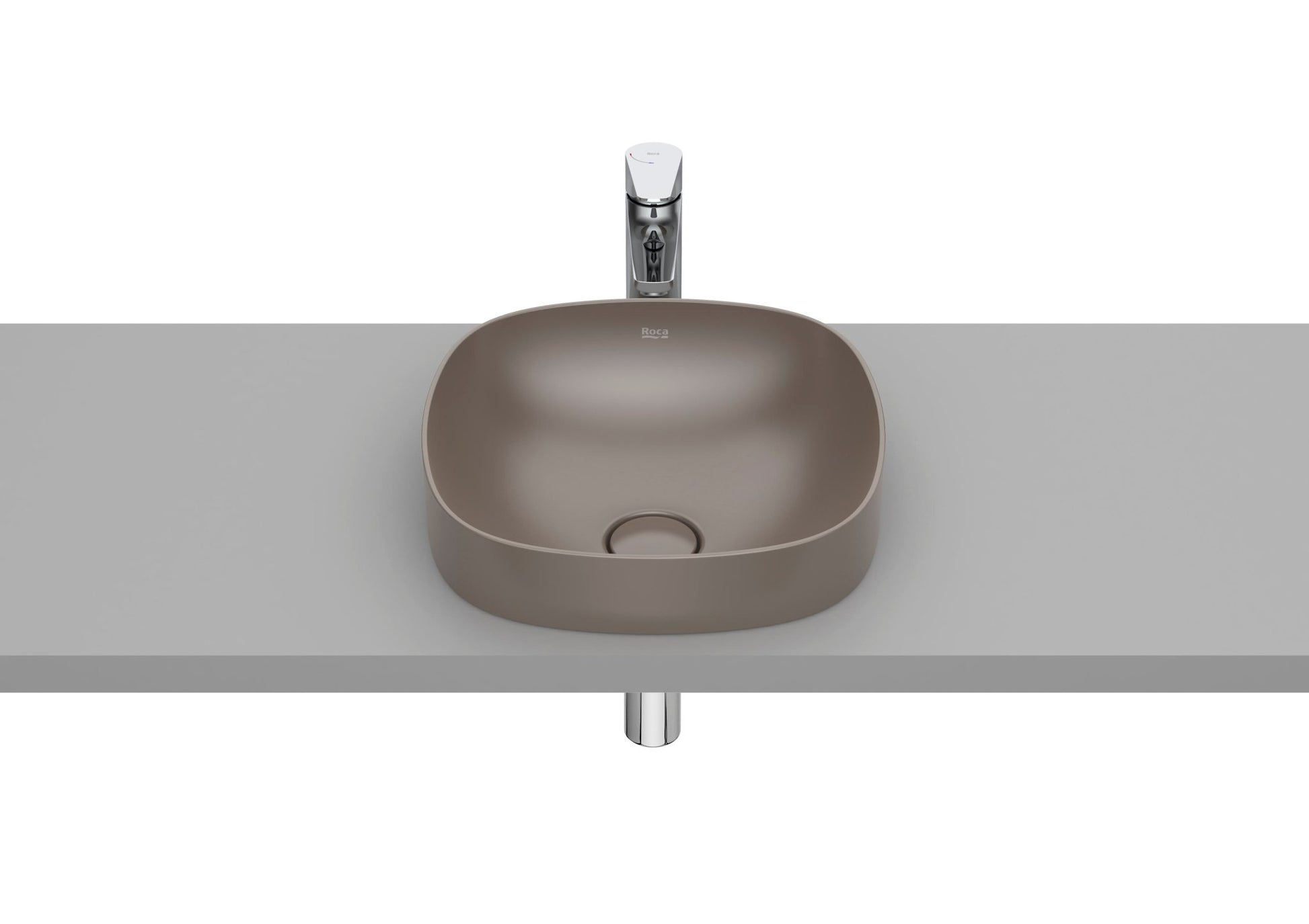 Roca - Inspira Soft - Lavabo de Fineceramic® de sobre encimera - BricoandPool