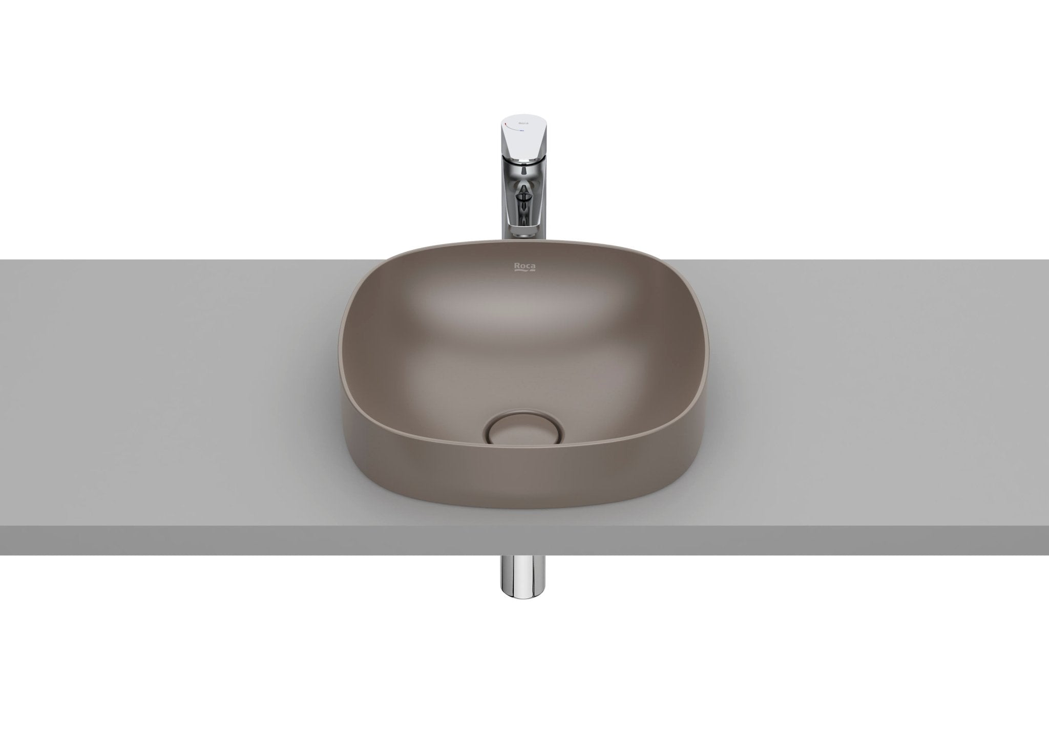 Roca - Inspira Soft - Lavabo de Fineceramic® de sobre encimera - BricoandPool