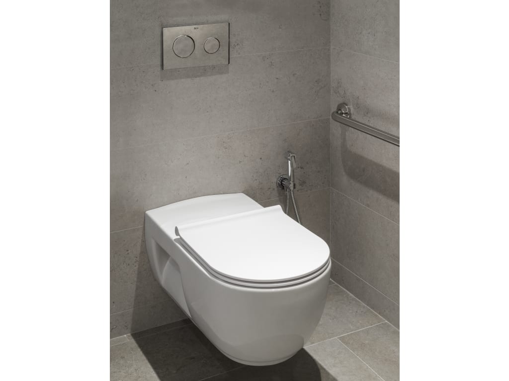 Roca - Kit de ducha bidé (1 salida) Be Fresh con auto - stop , Cromado A5B9161C00 - BricoandPool