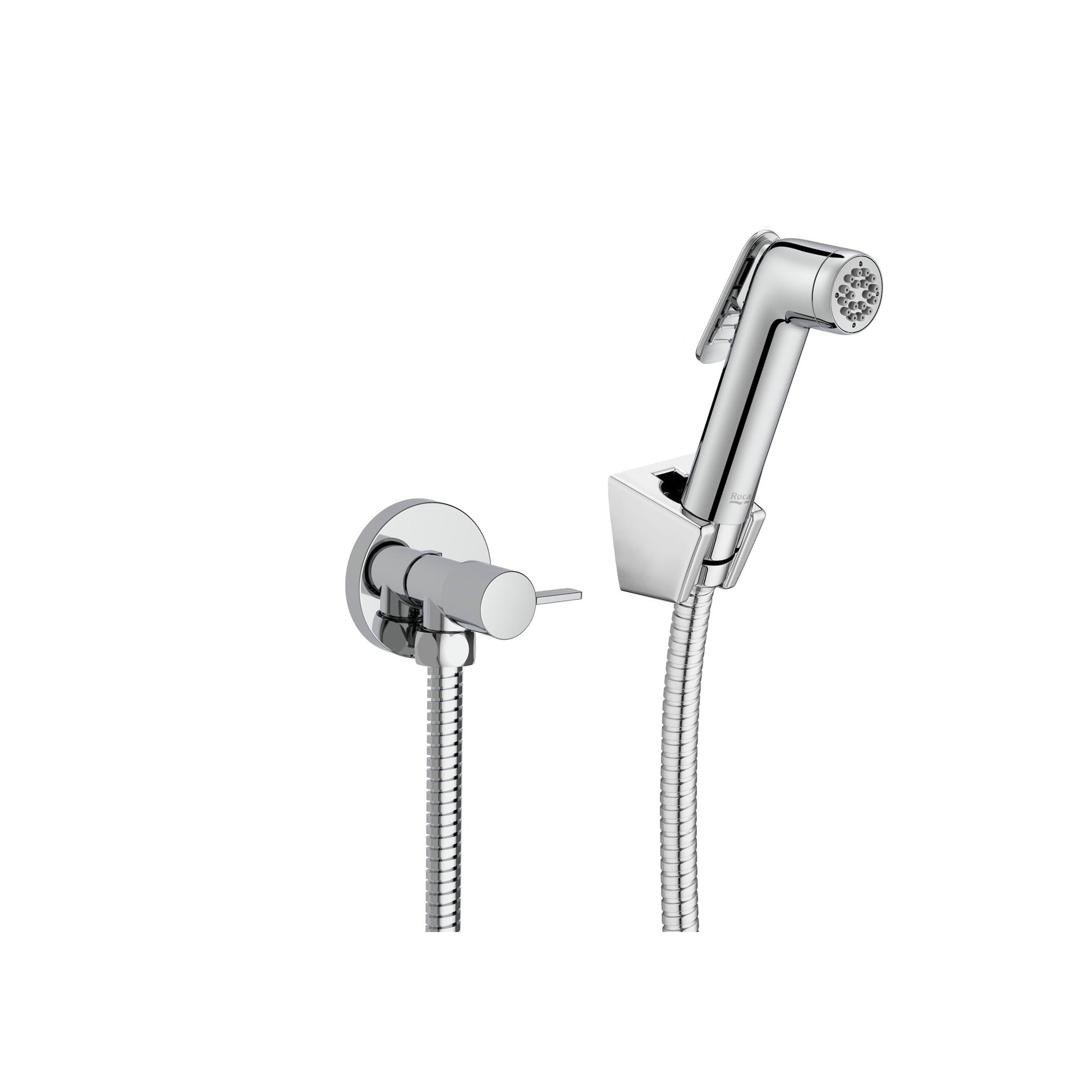 Roca - Kit de ducha bidé (1 salida) Be Fresh con llave de paso, Cromado A5B9M30C00 - BricoandPool
