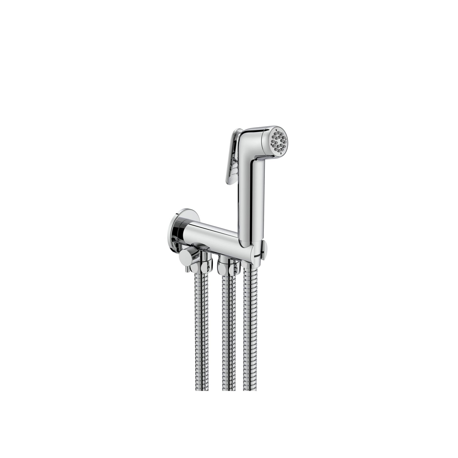 Roca - Kit de ducha bidé (2 salida) Be Fresh con auto - stop, Cromado A5B9N30C00 - BricoandPool