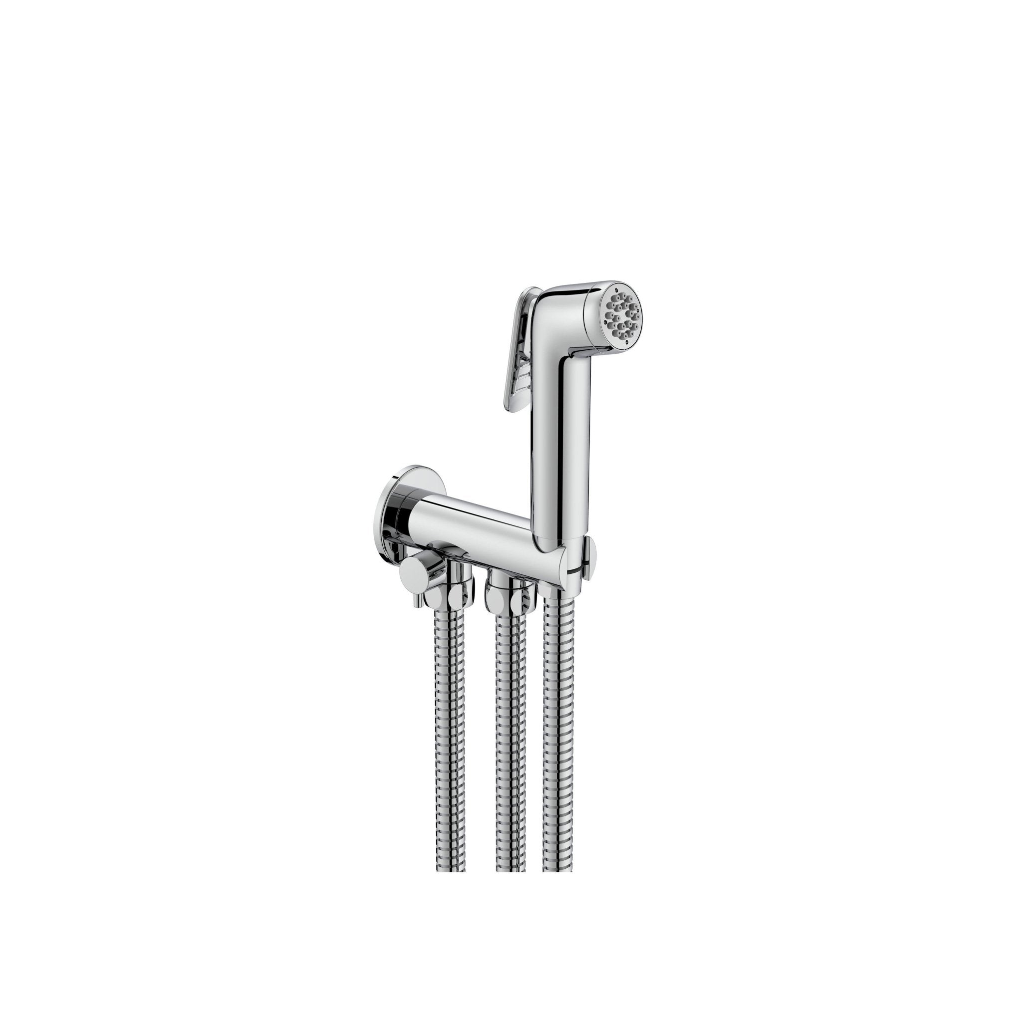 Roca - Kit de ducha bidé (2 salida) Be Fresh con auto - stop, Cromado A5B9N30C00 - BricoandPool