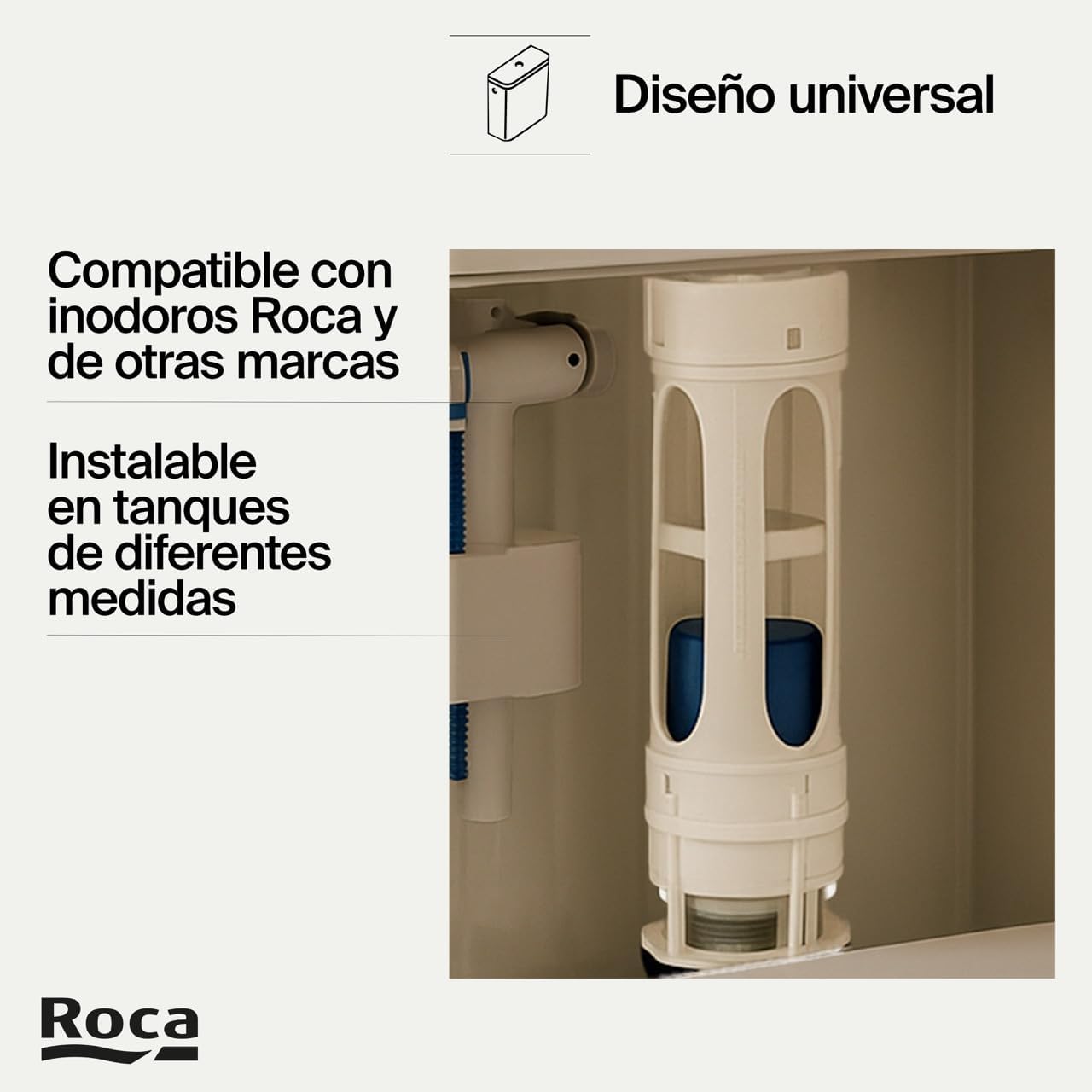 Roca - Kit Mecanismo Descarga AH0003400R - BricoandPool