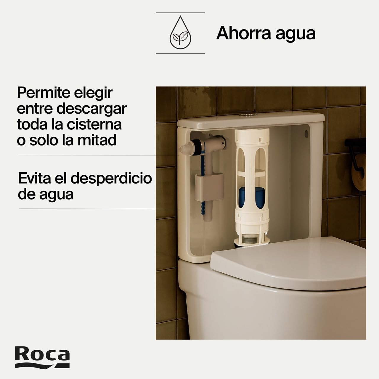 Roca - Kit Mecanismo Descarga AH0003400R - BricoandPool
