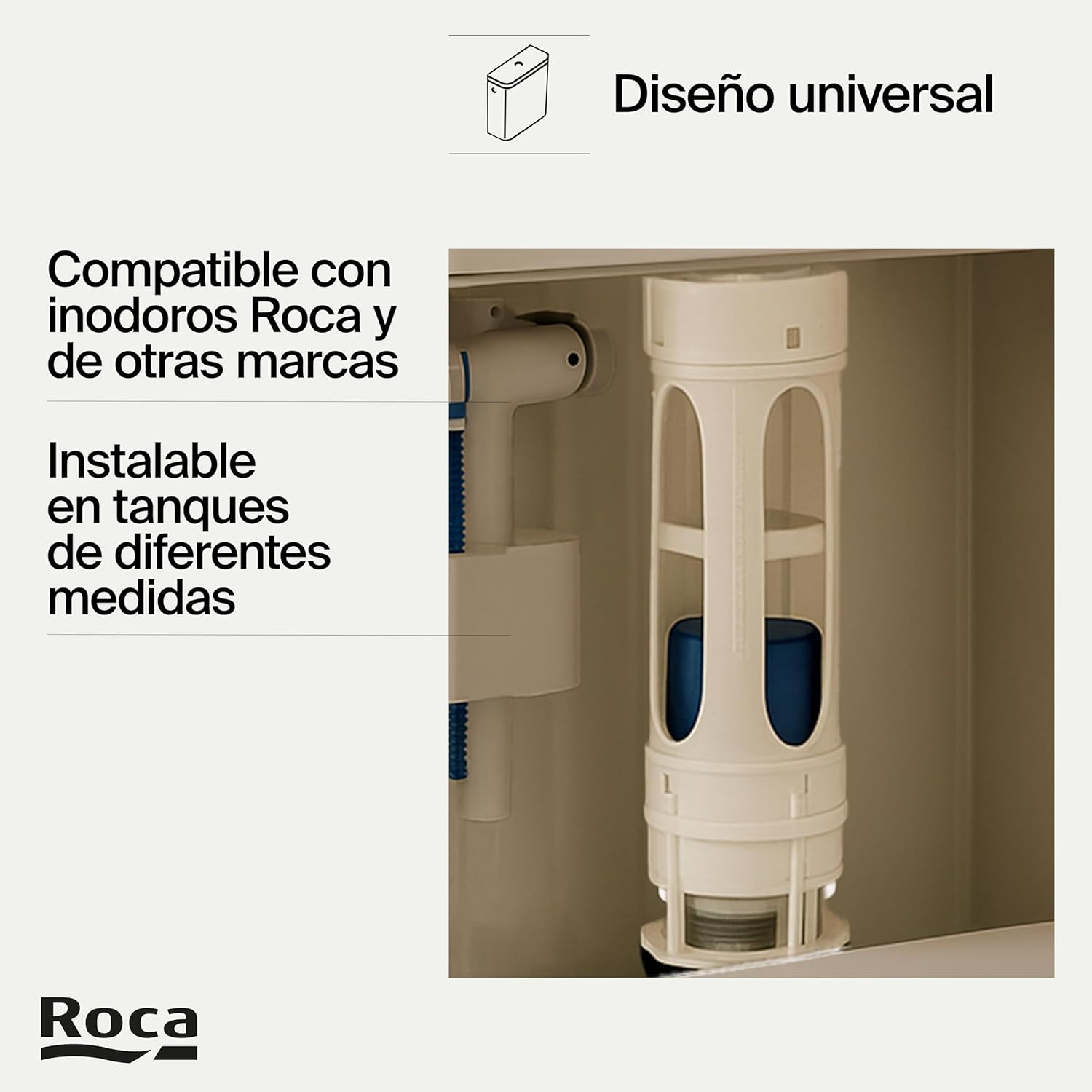 Roca - Kit Mecanismo Descarga AH0003600R - BricoandPool