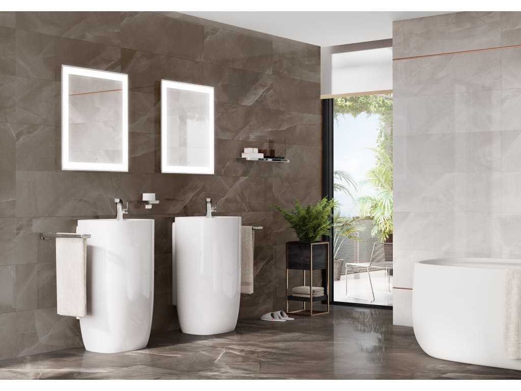 Roca - Lavabo Beyond totem de Fineceramic® - BricoandPool
